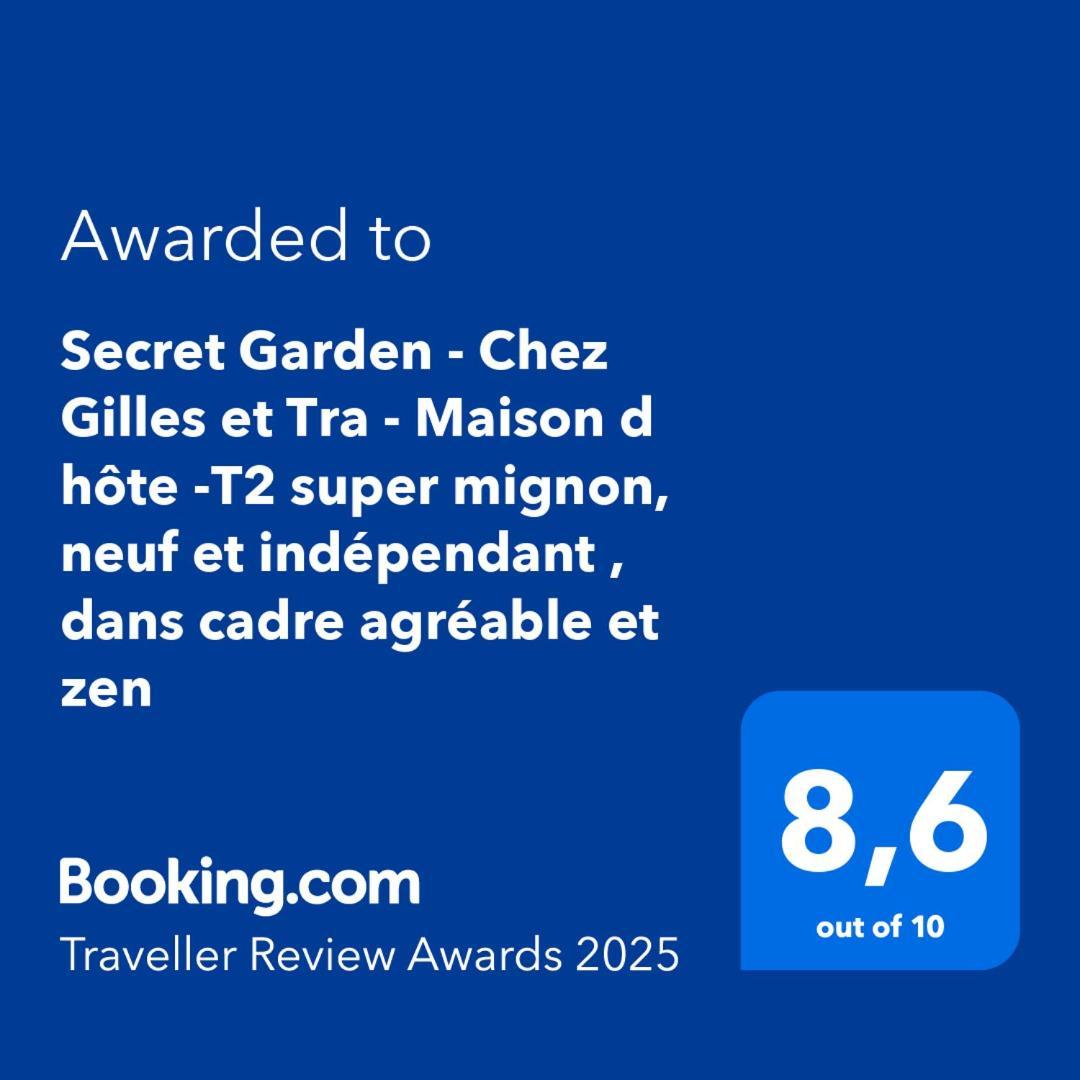 Secret Garden - Chez Gilles Et Tra - Maison D Hote -T2 Super Mignon, Neuf Et Independant , Dans Cadre Agreable Et Zen Valergues Ngoại thất bức ảnh